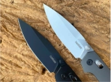 Iridium DuraLock Knife Gray / Black Aluminum (3.5" Satin D2) 2038 (6) Iridium DuraLock Knife Gray / Black Aluminum (3.5" Satin D2) 2038 (6)