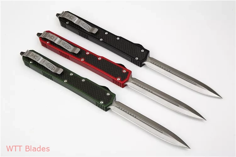 Makora II D/A OTF Automatic Knife CF/Red (4.45" Satin) (7) Makora II D/A OTF Automatic Knife CF/Red (4.45" Satin) (7)