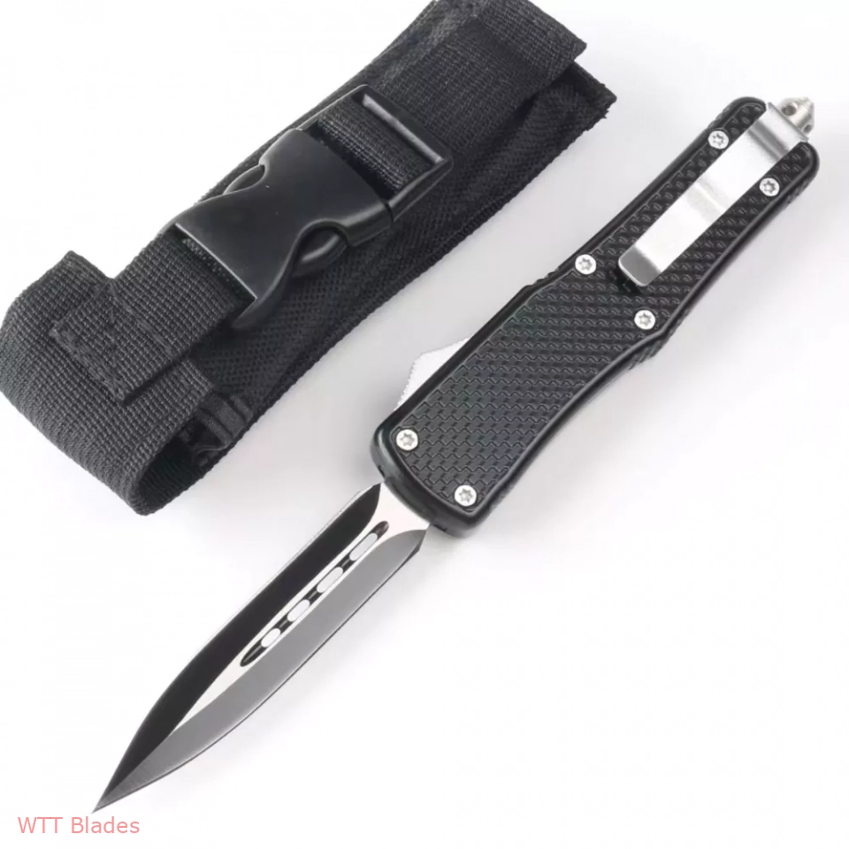 3.5" Double Action OTF Knife Tactical Pocket Camping Knife EDC Tools,Aluminium Alloy Handle 3.5" Double Action OTF Knife Tactical Pocket Camping Knife EDC Tools,Aluminium Alloy Handle