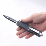 3.5" Double Action OTF Knife Tactical Pocket Camping Knife EDC Tools,Aluminium Alloy Handle (2) 3.5" Double Action OTF Knife Tactical Pocket Camping Knife EDC Tools,Aluminium Alloy Handle (2)