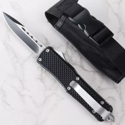 3.5" Double Action OTF Knife Tactical Pocket Camping Knife EDC Tools,Aluminium Alloy Handle(single) 3.5" Double Action OTF Knife Tactical Pocket Camping Knife EDC Tools,Aluminium Alloy Handle(single)