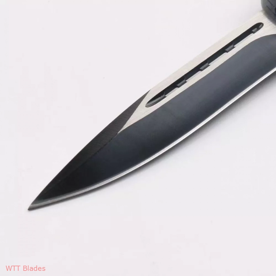 3.5" Double Action OTF Knife Tactical Pocket Camping Knife EDC Tools,Aluminium Alloy Handle(single) (5) 3.5" Double Action OTF Knife Tactical Pocket Camping Knife EDC Tools,Aluminium Alloy Handle(single) (5)