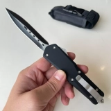 3.5" Double Action OTF Knife Tactical Pocket Camping Knife EDC Tools,Aluminium Alloy Handle,A07 Troodon 3.5" Double Action OTF Knife Tactical Pocket Camping Knife EDC Tools,Aluminium Alloy Handle,A07 Troodon
