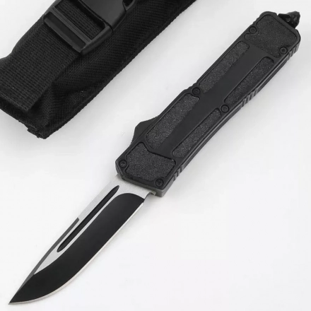3.5" Double Action OTF Knife Tactical Pocket Camping Knife EDC Tools,Aluminium Alloy Handle,Holy Beetle drop point Blade 3.5" Double Action OTF Knife Tactical Pocket Camping Knife EDC Tools,Aluminium Alloy Handle,Holy Beetle drop point Blade