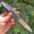 3.5" Double Action OTF Knife Tactical Pocket Camping Knife EDC Tools,Aluminium Alloy Handle Spring assisted,A07 Troodon 3.5" Double Action OTF Knife Tactical Pocket Camping Knife EDC Tools,Aluminium Alloy Handle Spring assisted,A07 Troodon