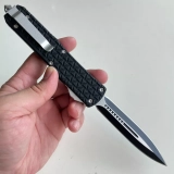 4"Double Action OTF Knife Tactical Pocket Camping Knife EDC Tools,Aluminium Alloy Handle,D07 Troodon (6) 4"Double Action OTF Knife Tactical Pocket Camping Knife EDC Tools,Aluminium Alloy Handle,D07 Troodon (6)