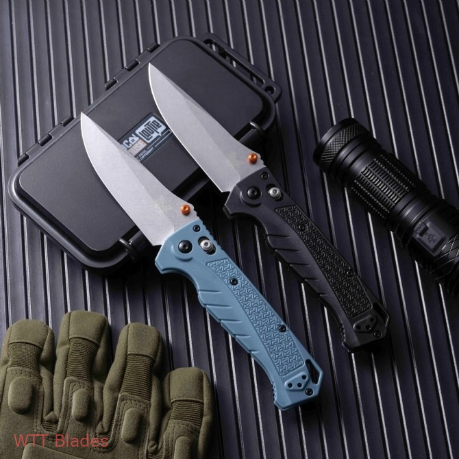Adira MagnaCut AXIS Lock Knife Blue Grivory (3.9" Stonewash) 18060 Adira MagnaCut AXIS Lock Knife Blue Grivory (3.9" Stonewash) 18060