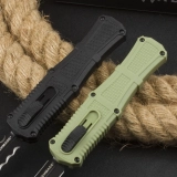 Benchmade Claymore OTF D/A Auto Knife Black Grivory (3.9" Gray) 3370GY (5) Benchmade Claymore OTF D/A Auto Knife Black Grivory (3.9" Gray) 3370GY (5)