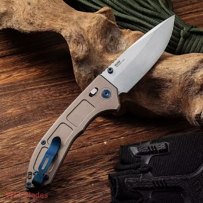 BM Narrows 748 AXIS Lock Knife T6 Aluminium (3.4" Stonewash) (2)