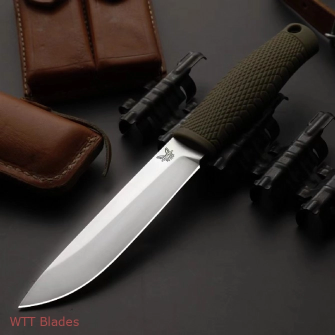 BM 202 Leuku Fixed Blade Knife Ranger Green (5.19" Satin CPM-3V) (4) BM 202 Leuku Fixed Blade Knife Ranger Green (5.19" Satin CPM-3V) (4)