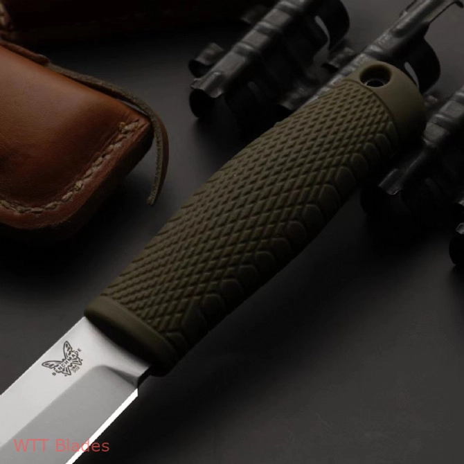 BM 202 Leuku Fixed Blade Knife Ranger Green (5.19" Satin CPM-3V) (6) BM 202 Leuku Fixed Blade Knife Ranger Green (5.19" Satin CPM-3V) (6)