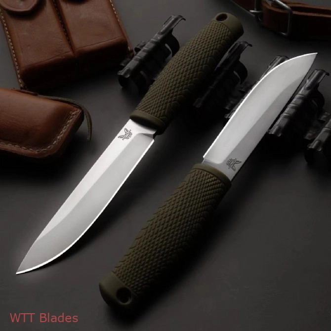 BM 202 Leuku Fixed Blade Knife Ranger Green (5.19" Satin CPM-3V) (7) BM 202 Leuku Fixed Blade Knife Ranger Green (5.19" Satin CPM-3V) (7)
