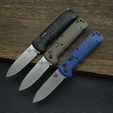 BM 4400 Casbah Automatic Knife Black Grivory (3.4" Satin)