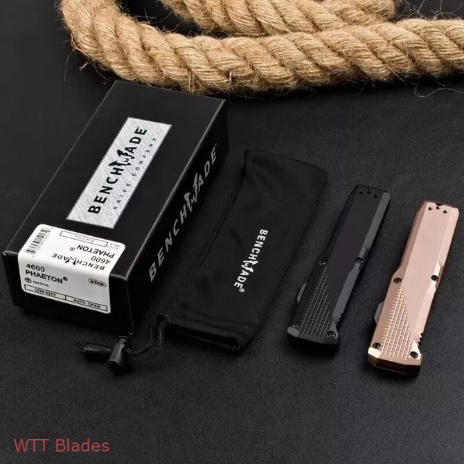 BM 4600DLC Phaeton D/A OTF Automatic Knife Black/Brown (3.45" Black DLC) (7) BM 4600DLC Phaeton D/A OTF Automatic Knife Black/Brown (3.45" Black DLC) (7)