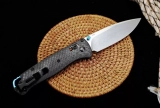 BM Bugout AXIS Lock Knife Carbon Fiber (3.2" Stonewash/Black) 535-3 (2) BM Bugout AXIS Lock Knife Carbon Fiber (3.2" Stonewash/Black) 535-3 (2)