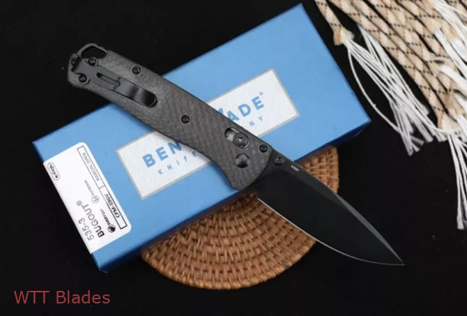 BM Bugout AXIS Lock Knife Carbon Fiber (3.2" Stonewash/Black) 535-3 (8) BM Bugout AXIS Lock Knife Carbon Fiber (3.2" Stonewash/Black) 535-3 (8)