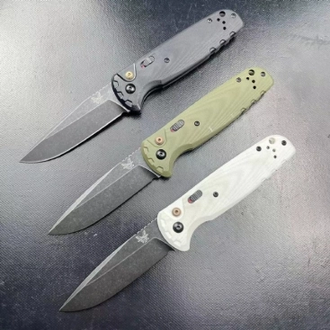 BM CLA MagnaCut Automatic Knife OD Green G-10 (3.4" DLC SW) 4300BK-02