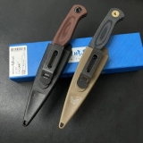 BM Dacian Fixed Blade Knife Brown Canvas Micarta (3.5" Blue) 203BT-01 (4) BM Dacian Fixed Blade Knife Brown Canvas Micarta (3.5" Blue) 203BT-01 (4)
