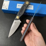 BM Dacian Fixed Blade Knife Brown Canvas Micarta (3.5" Blue) 203BT-01 (7) BM Dacian Fixed Blade Knife Brown Canvas Micarta (3.5" Blue) 203BT-01 (7)