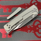CH Scapegoat Street Frame Lock Knife Gray Titanium (3.5" Satin) (2) CH Scapegoat Street Frame Lock Knife Gray Titanium (3.5" Satin) (2)