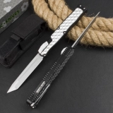 Cleric II MagnaCut Auto Knife Stainless Bubble Inlay (4.1" SW Tanto) (7) Cleric II MagnaCut Auto Knife Stainless Bubble Inlay (4.1" SW Tanto) (7)