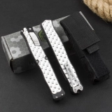 Cleric II MagnaCut Auto Knife Stainless Bubble Inlay (4.1" SW Tanto) (8) Cleric II MagnaCut Auto Knife Stainless Bubble Inlay (4.1" SW Tanto) (8)