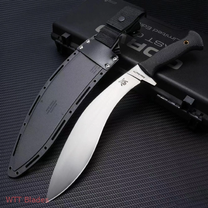 Cold Steel 39LGKI Gurkha Kukri Fixed Blade Knife with Guard