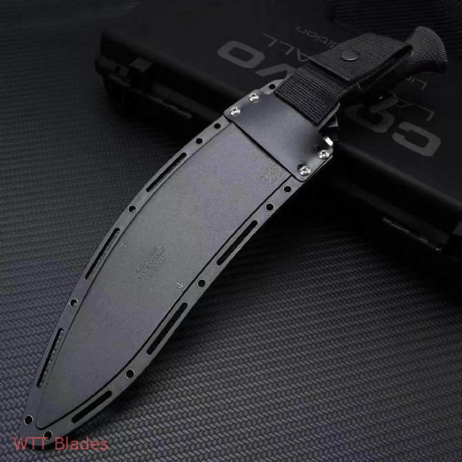 Cold Steel 39LGKI Gurkha Kukri Fixed Blade Knife with Guard (8)