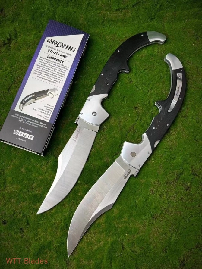 Cold Steel Espada Extra Large Lockback Knife (7.5" Satin CPM-S35VN) 62MA (2) Cold Steel Espada Extra Large Lockback Knife (7.5" Satin CPM-S35VN) 62MA (2)