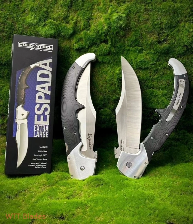 Cold Steel Espada Extra Large Lockback Knife (7.5" Satin CPM-S35VN) 62MA (7) Cold Steel Espada Extra Large Lockback Knife (7.5" Satin CPM-S35VN) 62MA (7)