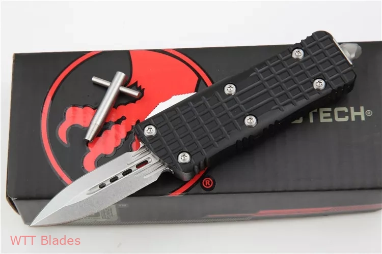 Combat Troodon Delta Mini Dagger Auto Knife (1.9" Stonewash) Combat Troodon Delta Mini Dagger Auto Knife (1.9" Stonewash)