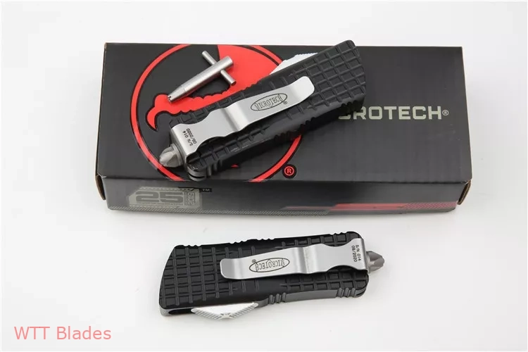 Combat Troodon Delta Mini Tanto Auto Knife (1.9" Stonewash) (7) Combat Troodon Delta Mini Tanto Auto Knife (1.9" Stonewash) (7)