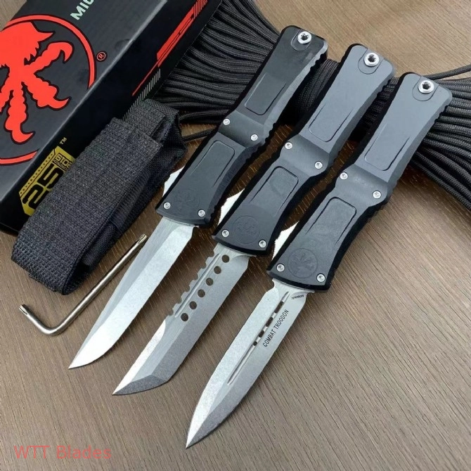 Combat Troodon Gen III OTF Knife Black (4" Stonewash) Combat Troodon Gen III OTF Knife Black (4" Stonewash)
