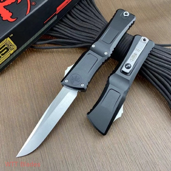 Combat Troodon Gen III OTF Knife Black (4" Stonewash) (4) Combat Troodon Gen III OTF Knife Black (4" Stonewash) (4)
