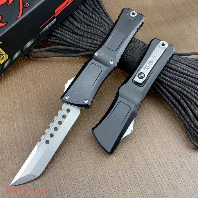 Combat Troodon Gen III OTF Knife Black (4" Stonewash) (5) Combat Troodon Gen III OTF Knife Black (4" Stonewash) (5)