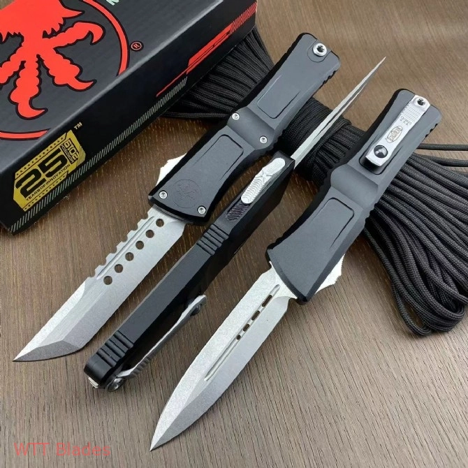 Combat Troodon Gen III OTF Knife Black (4" Stonewash) (6) Combat Troodon Gen III OTF Knife Black (4" Stonewash) (6)