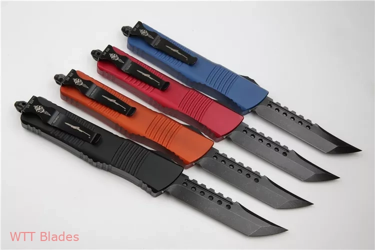 Combat Troodon Hellhound Signature Series OTF Automatic Knife Blue(3.8" Black Stonewash) (3) Combat Troodon Hellhound Signature Series OTF Automatic Knife Blue(3.8" Black Stonewash) (3)