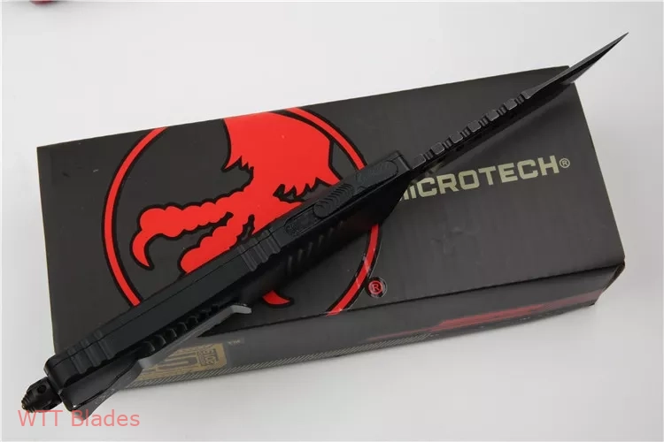 Combat Troodon Hellhound Signature Series OTF Automatic Knife Blue(3.8" Black Stonewash) (7) Combat Troodon Hellhound Signature Series OTF Automatic Knife Blue(3.8" Black Stonewash) (7)