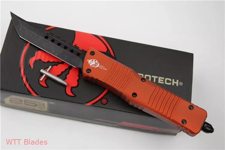 Combat Troodon Hellhound Signature Series OTF Knife Orange (3.8" Black SW) Combat Troodon Hellhound Signature Series OTF Knife Orange (3.8" Black SW)