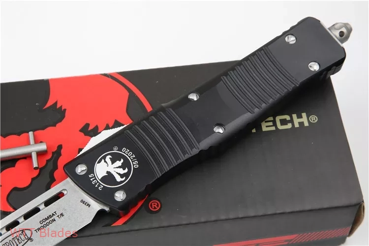 Combat Troodon Tanto Automatic OTF Knife (3.8" Stonewash) (2) Combat Troodon Tanto Automatic OTF Knife (3.8" Stonewash) (2)