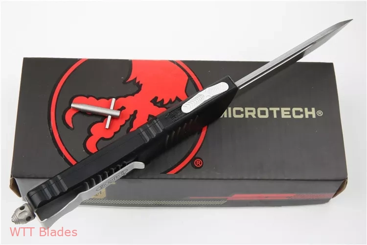 Combat Troodon Tanto Automatic OTF Knife (3.8" Stonewash) (4)