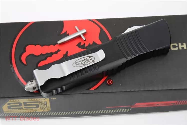 Combat Troodon Tanto Automatic OTF Knife (3.8" Stonewash) (7)