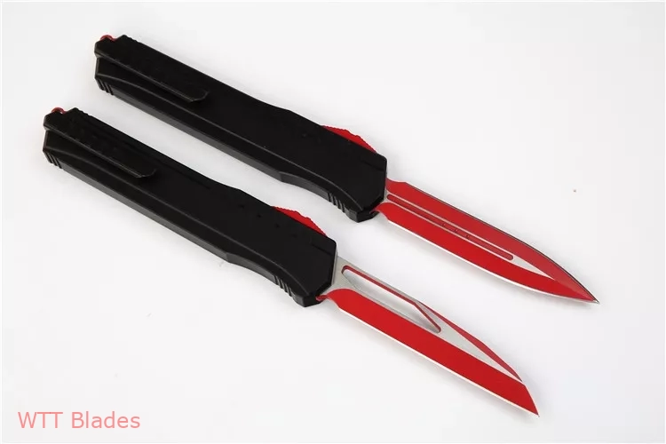 Cypher MK7 S/E D/E OTF Automatic Knife Black/Red Hw (4" Red) (4) Cypher MK7 S/E D/E OTF Automatic Knife Black/Red Hw (4" Red) (4)