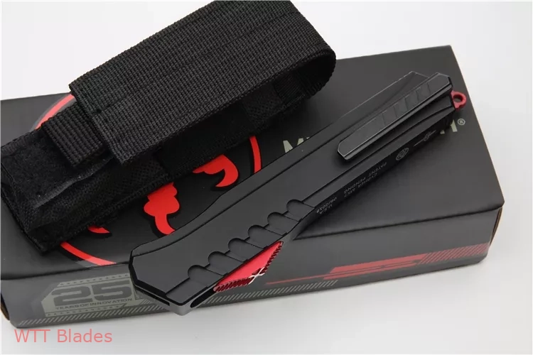 Cypher MK7 S/E OTF Automatic Knife Black/Red (4" Red) (7) Cypher MK7 S/E OTF Automatic Knife Black/Red (4" Red) (7)