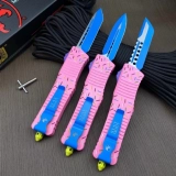 Dessert Warrior Donut Combat Troodon OTF Automatic Knife Tactical (3.8" Blue) (2) Dessert Warrior Donut Combat Troodon OTF Automatic Knife Tactical (3.8" Blue) (2)