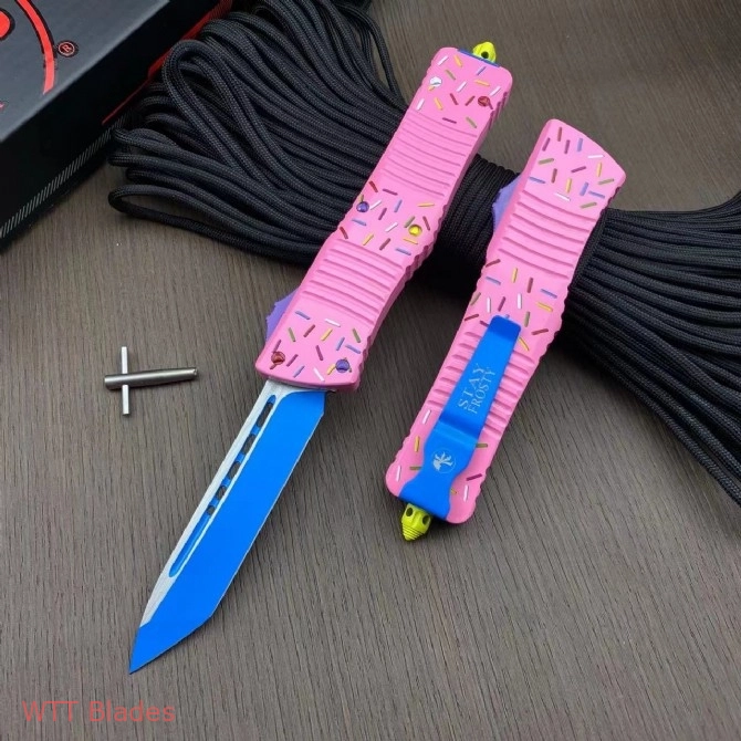 Dessert Warrior Donut Combat Troodon OTF Automatic Knife Tactical (3.8" Blue) (6) Dessert Warrior Donut Combat Troodon OTF Automatic Knife Tactical (3.8" Blue) (6)