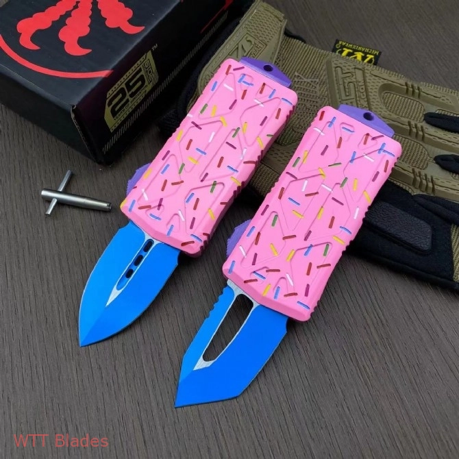 Dessert Warrior Donut Exocet OTF Automatic Knife (1.9") (2) Dessert Warrior Donut Exocet OTF Automatic Knife (1.9") (2)