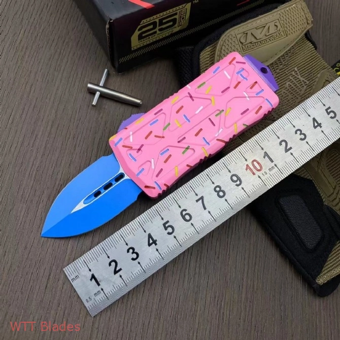 Dessert Warrior Donut Exocet OTF Automatic Knife (1.9") (5) Dessert Warrior Donut Exocet OTF Automatic Knife (1.9") (5)