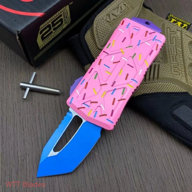 Dessert Warrior Donut Exocet OTF Automatic Knife (1.9") (6) Dessert Warrior Donut Exocet OTF Automatic Knife (1.9") (6)