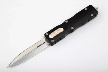 Dirac D/E Dagger OTF Automatic Knife Black (2.88" Satin) Dirac D/E Dagger OTF Automatic Knife Black (2.88" Satin)